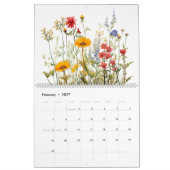 Wildblume Kalender (Feb 2027)