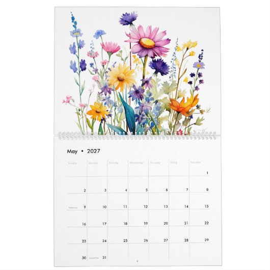 Wildblume Kalender (Mai 2027)