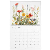 Wildblume Kalender (Jan 2027)