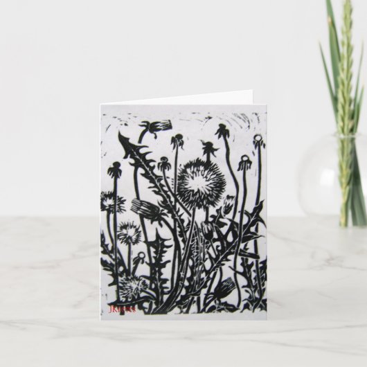 Wildblume-Karte Karte (Vorderseite)