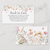 Wildblume Kinderduschbuch in Beilage einfügen Begleitkarte (Vorne/Hinten)