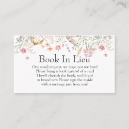 Wildblume Kinderduschbuch in Beilage einfügen Begleitkarte