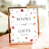 Wildblume Kinderduschbücher und Geschenke Poster