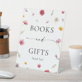 Wildblume Kinderduschbücher und Geschenke Sockelschild (In SItu)