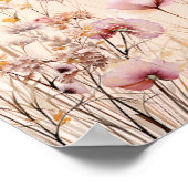 Wildblume Kinderspielplatz Kinderdusche Poster (Ecke)