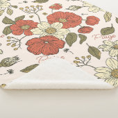 Wildblume, Kinderzimmer, Babyduschgeschenk Sherpadecke (3/4)