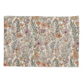 Wildblume Kissenbezug (Rückseite)