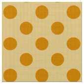 WILDBLUME - klassische Goldpolka-Punkte auf Mod Ge Stoff (Nahaufnahme)