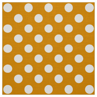 WILDBLUME - klassische Polka-Punkte auf goldgelb Stoff