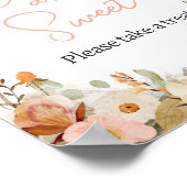 Wildblume Kleine Butterfly Babies sind süß Poster (Ecke)