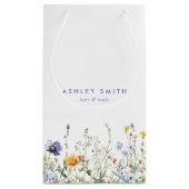 Wildblume Kleine Geschenktüte (Rückseite)