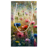 Wildblume Kleine oder mittlere Geschenktüte (Rückseite)