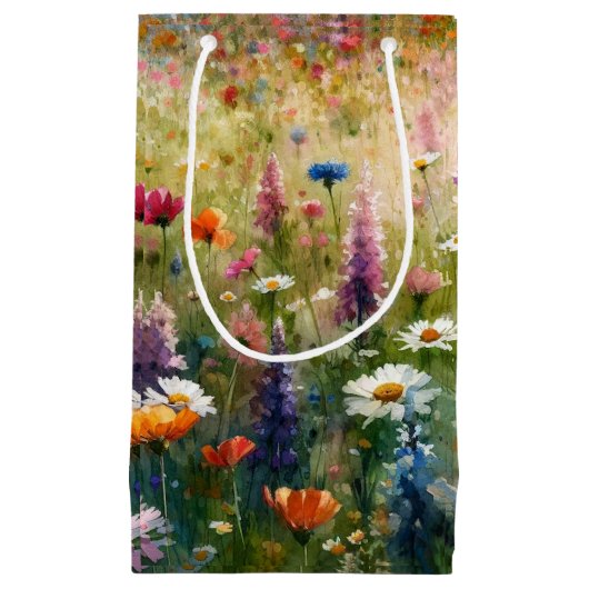 Wildblume Kleine oder mittlere Geschenktüte (Vorderseite)