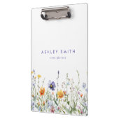 Wildblume Klemmbrett (Links)