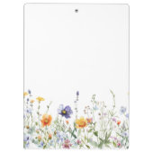 Wildblume Klemmbrett (Rückseite)