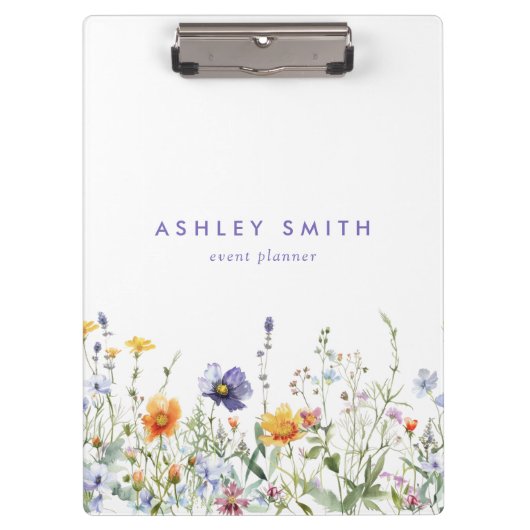 Wildblume Klemmbrett (Vorderseite)