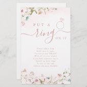 Wildblume klingelte auf das Brautparty (Vorne/Hinten)