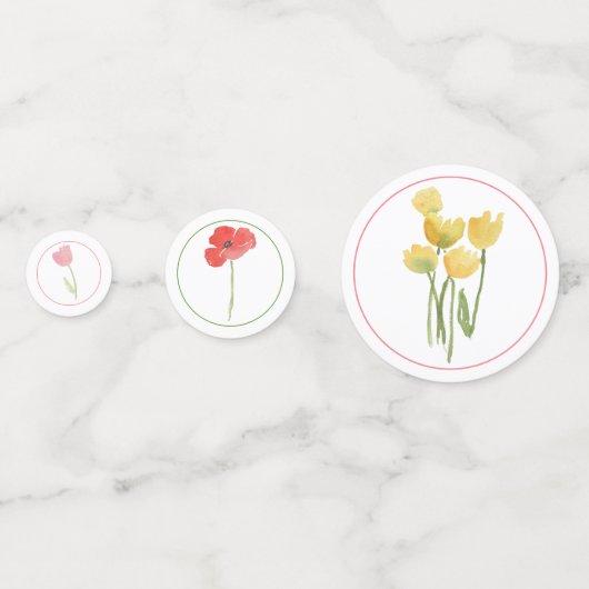 Wildblume Konfetti (Vorderseiten)