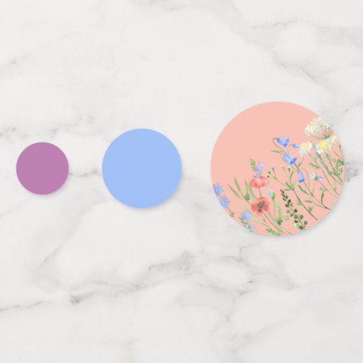 Wildblume Konfetti (Vorderseiten)