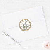 WILDBLUME-KÖRPER-BUTTER-PRODUKTKENNZEICHNUNG RUNDER AUFKLEBER (Umschlag)