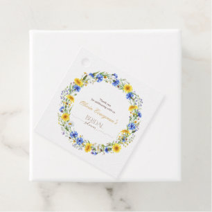 Wildblume-Kranz Geschenkanhänger