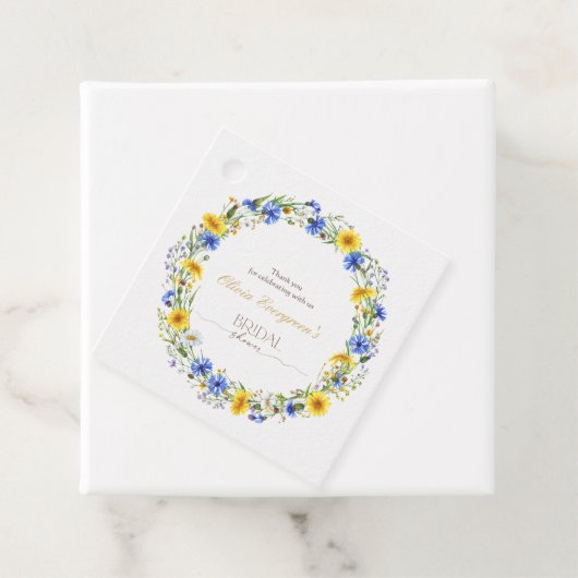Wildblume-Kranz Geschenkanhänger (Beispiel)
