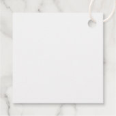 Wildblume-Kranz Geschenkanhänger (Rückseite)