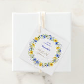 Wildblume-Kranz Geschenkanhänger (Beispiel)