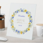 Wildblume-Kranz Sockelschild (In Situ)