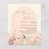 Wildblume Kürbisblüte Haushalt Kinderdusche (Vorderseite)