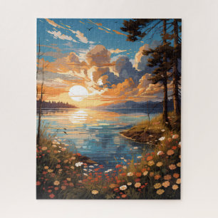 Wildblume Lake Jigsaw Puzzle