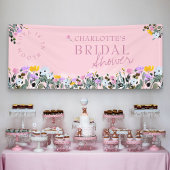 Wildblume Lawn Liebe ist in Bloom Brautparty Banner