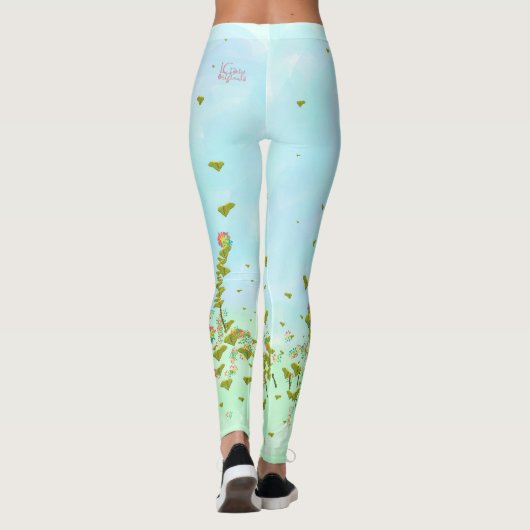 Wildblume Leggings (Rückseite)