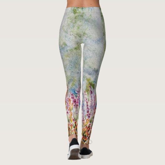 Wildblume Leggings (Rückseite)