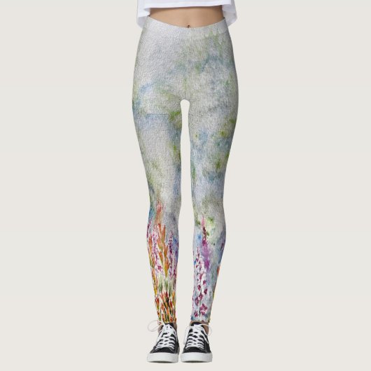 Wildblume Leggings (Vorderseite)