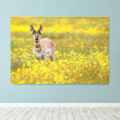 Wildblume Leinwanddruck (Insitu (Holzboden))