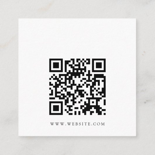 Wildblume Lesbischer Pride Floral Wedding QR Code Begleitkarte (Rückseite)