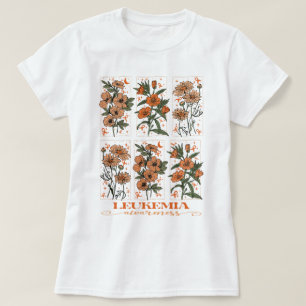 Wildblume Leukämie Sensibilisierung T-Shirt