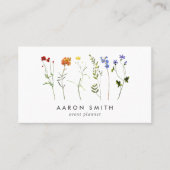 Wildblume LGBTQ-Preis Visitenkarte (Vorderseite)