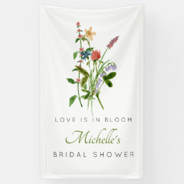 Wildblume Liebe ist in Bloom Brautparty Banner
