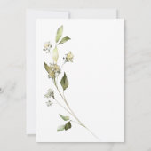 Wildblume Liebe ist in Bloom Brautparty Einladung (Rückseite)