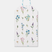 Wildblume Liebe ist in Bloom Brautparty Gefallen Geschenkanhänger (Rückseite)