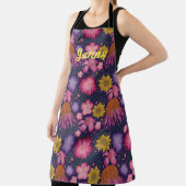 Wildblume Lila Personalisierte Schürze (InSitu)