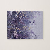 Wildblume lila und Lavendel Puzzle (Horizontal)