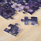 Wildblume lila und Lavendel Puzzle (Seite)
