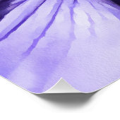 Wildblume Lilac Blue Anemone Poster (Ecke)
