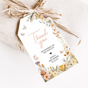 Wildblume Little Butterfly Babydusche Liebesmarken Geschenkanhänger