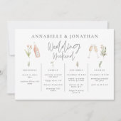 Wildblume mädchenhafte Hochzeitsreise (Vorderseite)