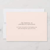 Wildblume mädchenhafte Hochzeitsreise (Rückseite)