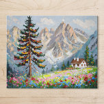 Wildblume Maler und Maler Kunst, Dichtung und Musi Puzzle<br><div class="desc">Zusammen mit der Schönheit der Natur bietet dieses pulsierende Puzzle mit einer Berghütte,  umgeben von Wildblumen. Dieses atemberaubende Kunstwerk ist perfekt für Puzzlefans geeignet und bietet viel Spaß und Entspannung,  während Sie die Ruhe der Wildnis erleben. Ideal für Naturliebhaber!</div>